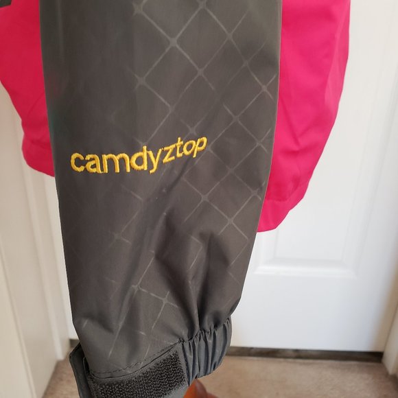 Outdoor Diamond Candy Sport Windbreaker Raincoat Jacket XS Hiking Full Zip Retro - Picture 6 of 15